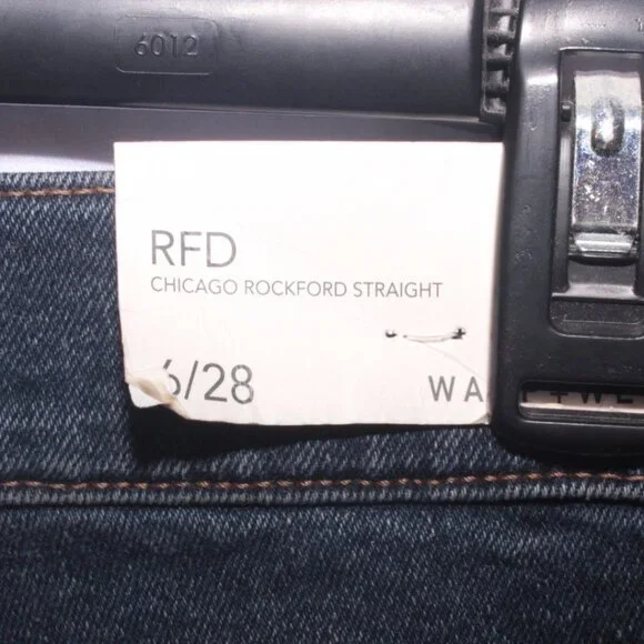 NWT Warp + Weft RFD Straight Jeans Size 28 - Picture 10 of 12